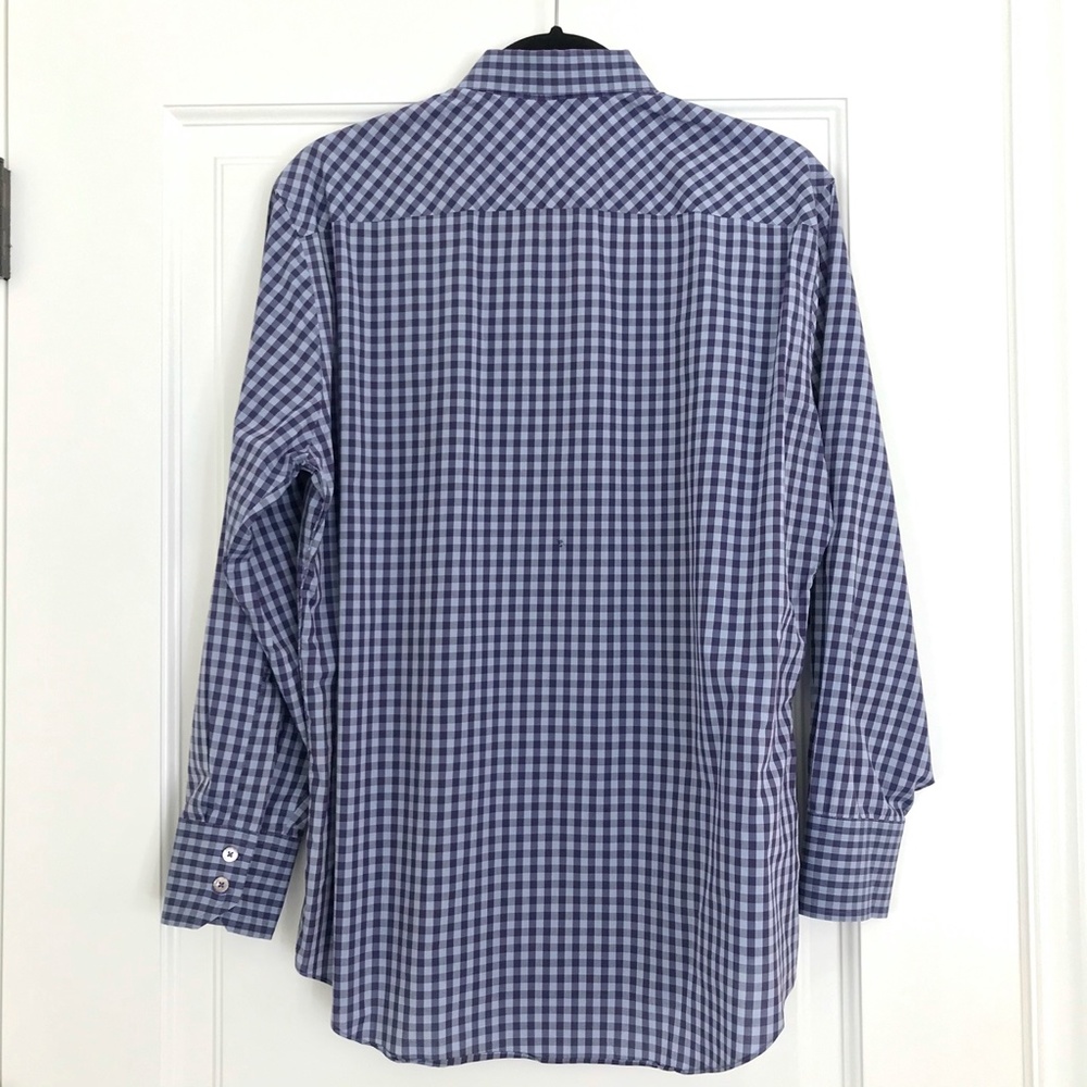 Zachary Prell Gingham Button Down - M - Picture 5 of 5